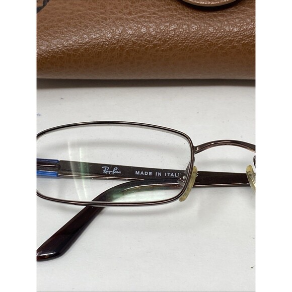 Ray-Ban Eyeglasses Frame RB 6076 2511 Brown Metal Full Rim 49-19 135 FRAMES ONLY - Picture 2 of 6